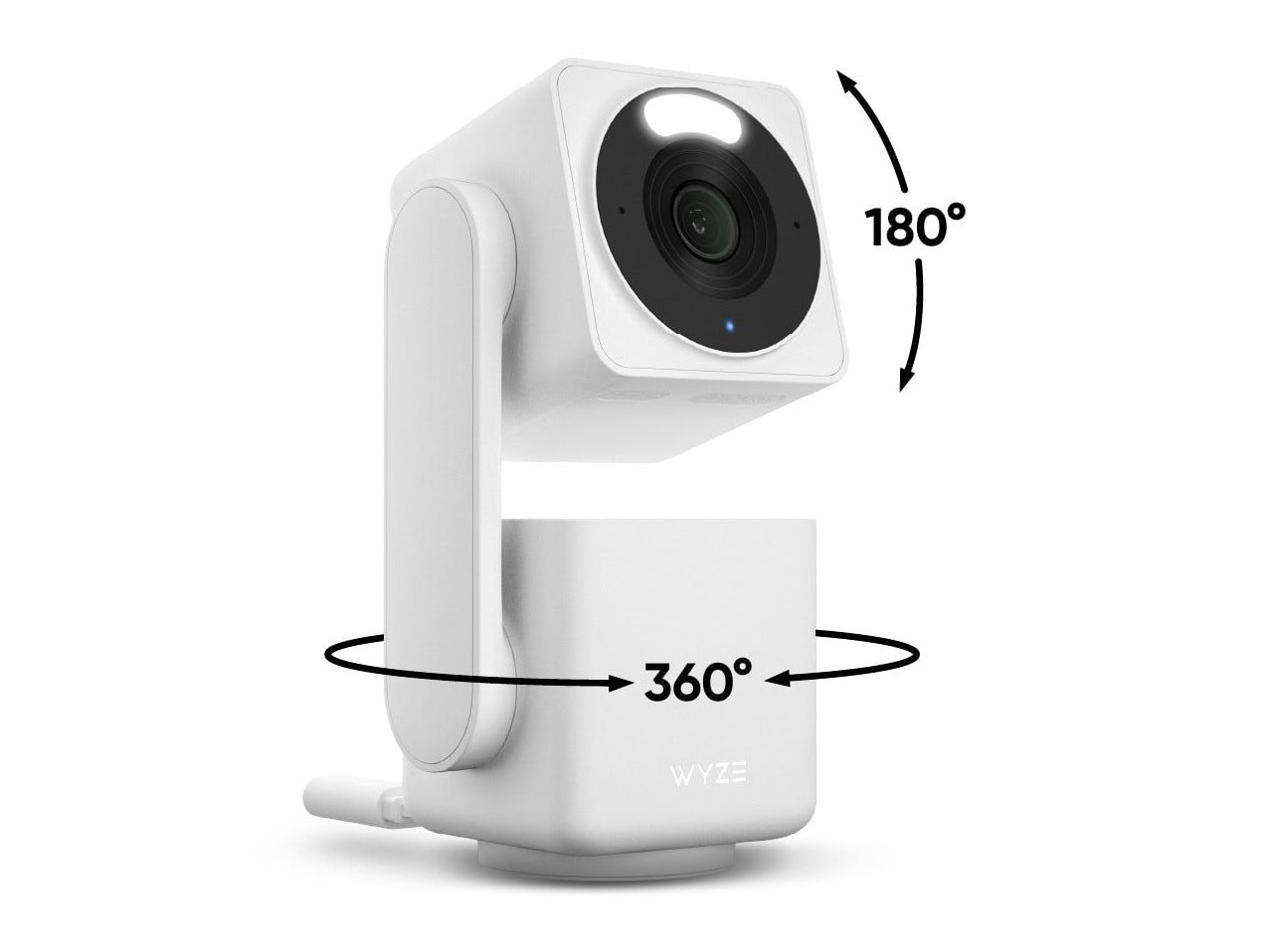 Wyze - Cam Pan v4 White Security Cameras