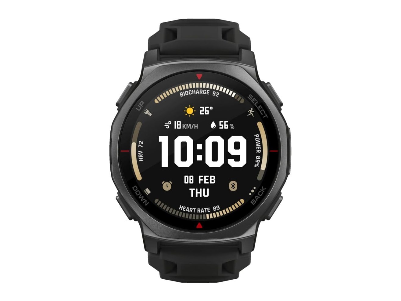 Amazfit - T-Rex 3 Pro 44mm Smart Watches - Tactical Black