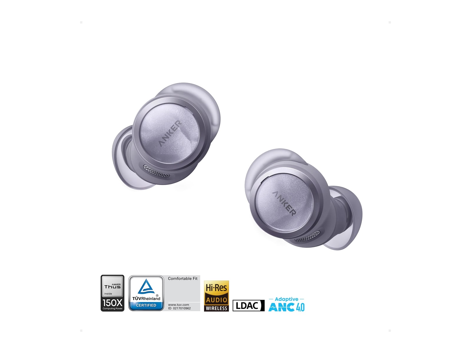 Soundcore - Liberty Buds 2 Bluetooth True Wireless Earbuds - Mother of Pearl