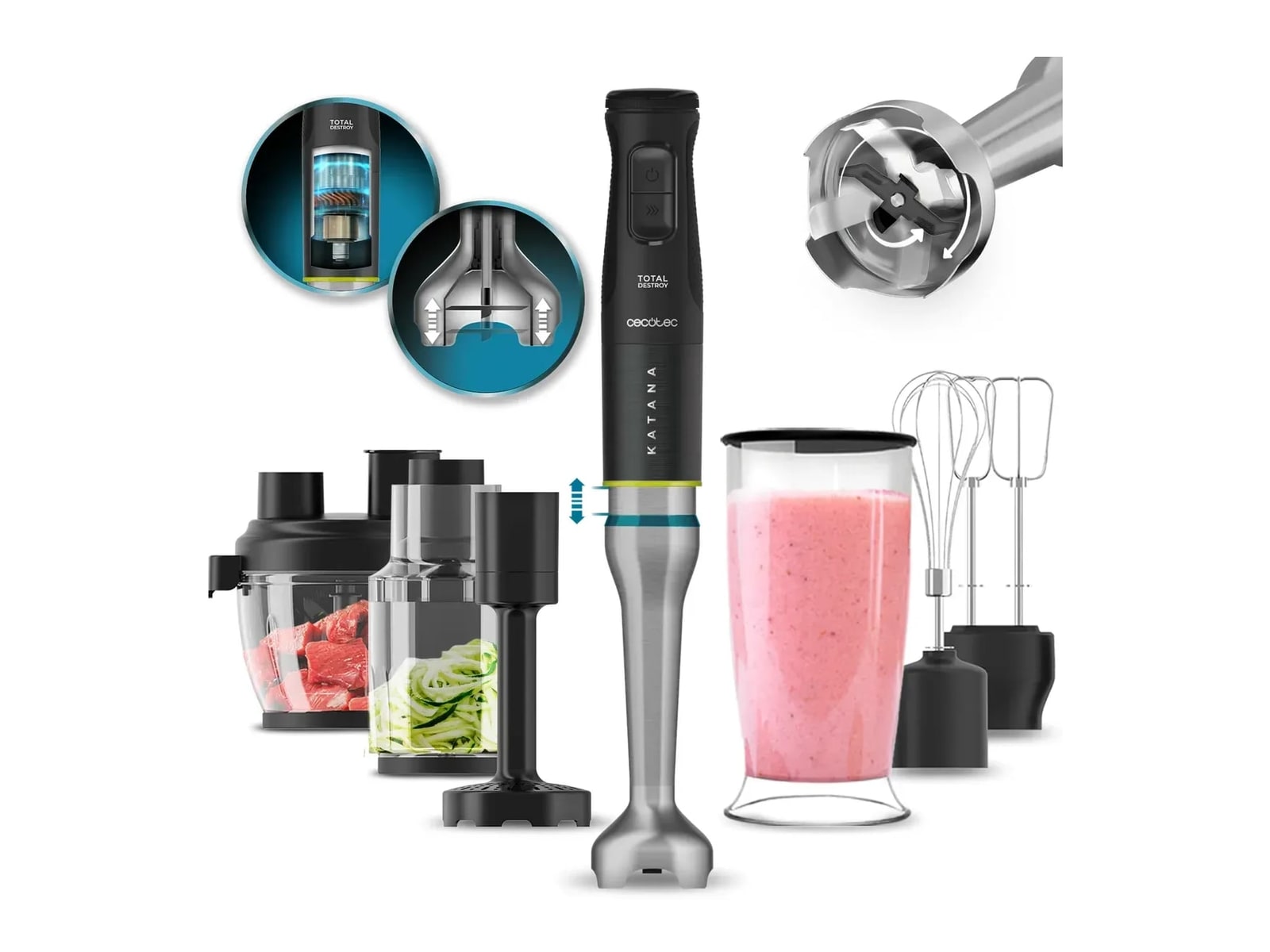 Cecotec - 03963 Hand Blender Blenders & Mixers