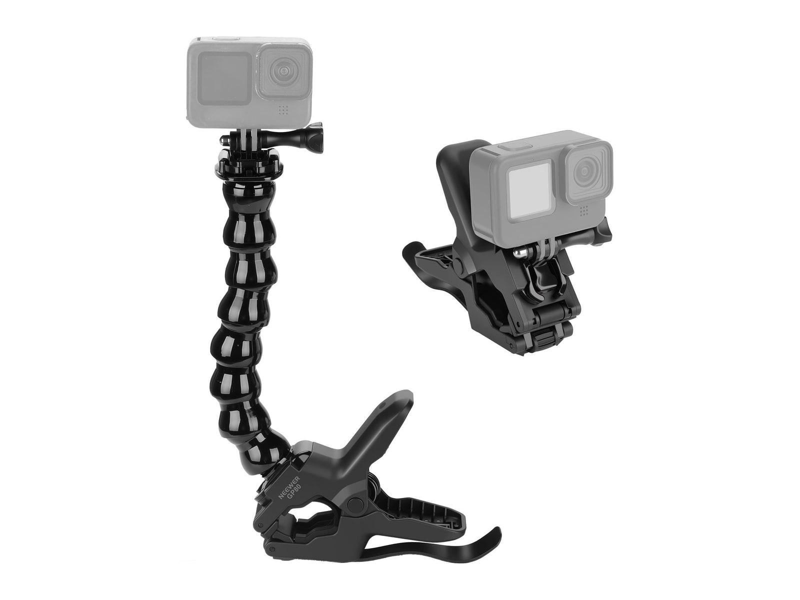 Neewer - GP-80 Flexible Clamp Mount For Action Cameras Camera Accessories
