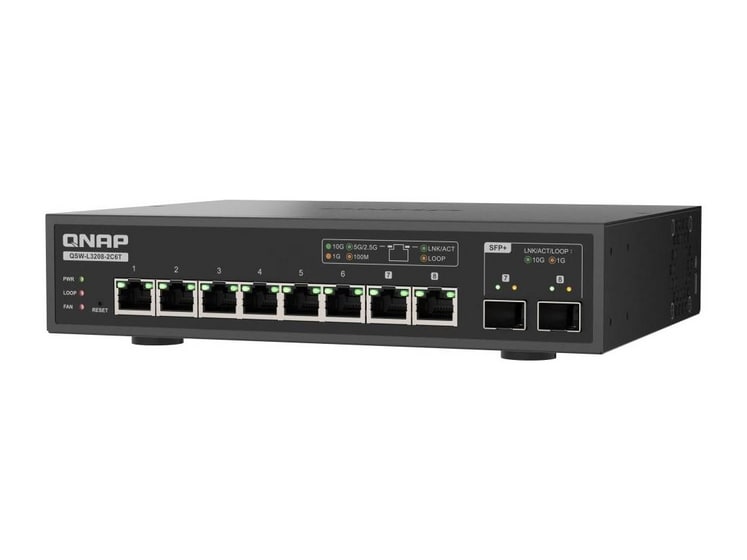 QNAP - QSW-L3208-2C6T Switches