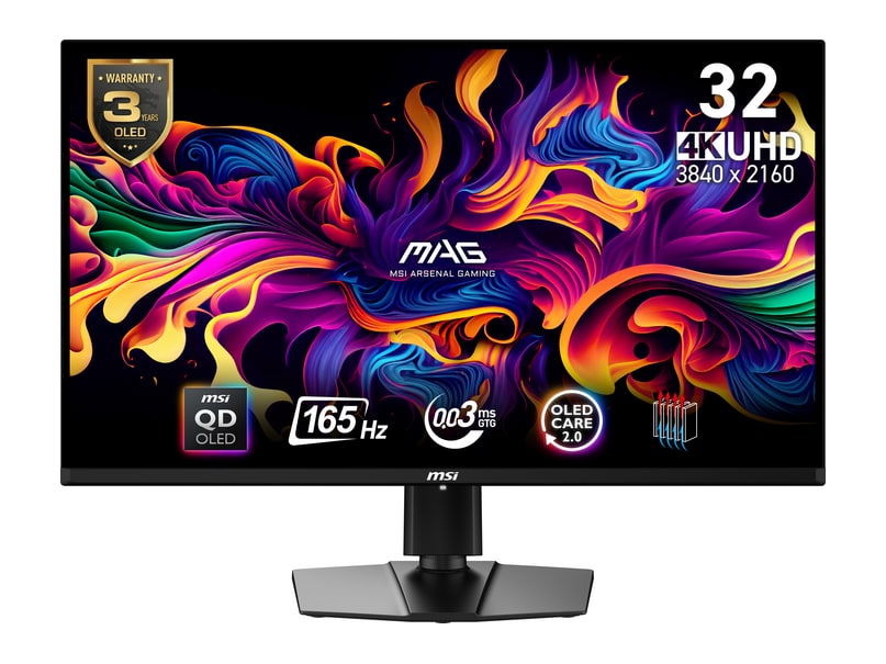 MSI - 31.5" MAG 321UP 4K UHD 165Hz OLED Monitors