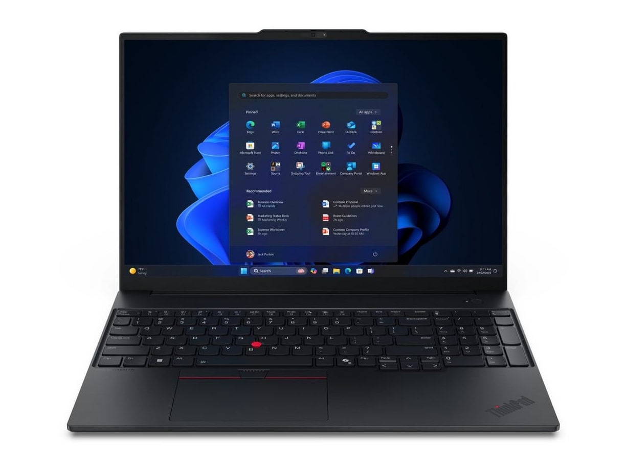 Lenovo - ThinkPad E16 Gen 3 (Intel) Copilot+ PC 16" - Intel Core Ultra 7 256V chip - 16GB Memory - 512GB SSD - Black