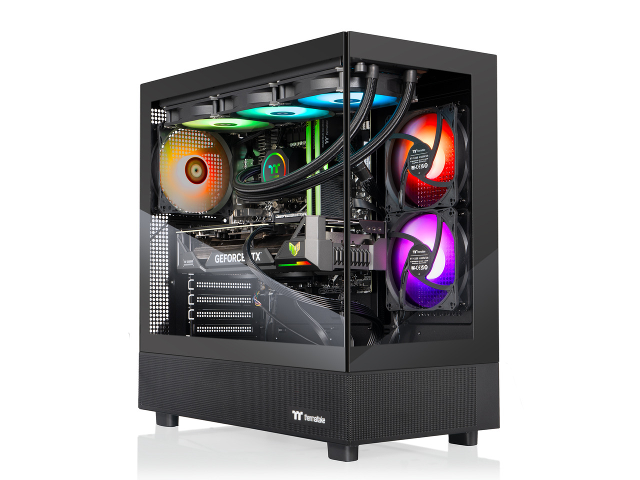 Thermaltake - View 9897X-270 - AMD Ryzen 7 9800X3D chip - 32GB Memory - 2TB SSD - Black