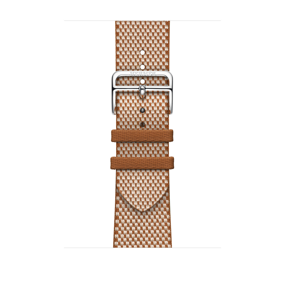Apple - Apple Watch Hermès Toile H Single Tour - 46mm - Gold/Écru