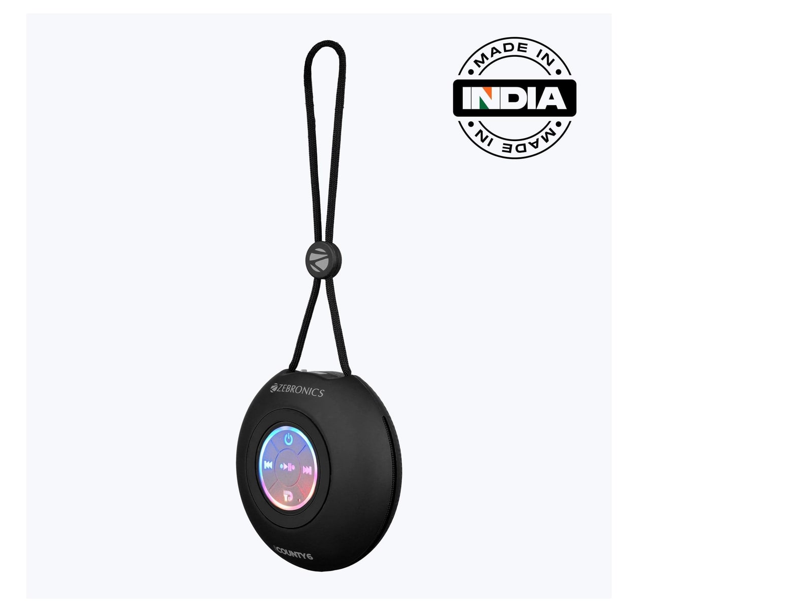 Zebronics - Zeb County 6 Portable Speakers - Black