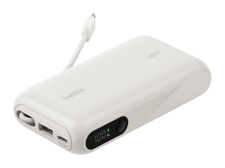 Belkin - UltraCharge 10K with Integrated Cable and Display Power Banks