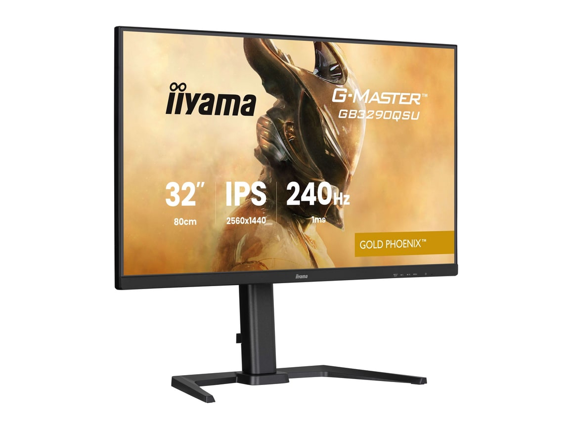 iiyama - 31.5" G-Master Gold Phoenix GB3290QSU-B1 QHD 240Hz Gaming Monitors - Black