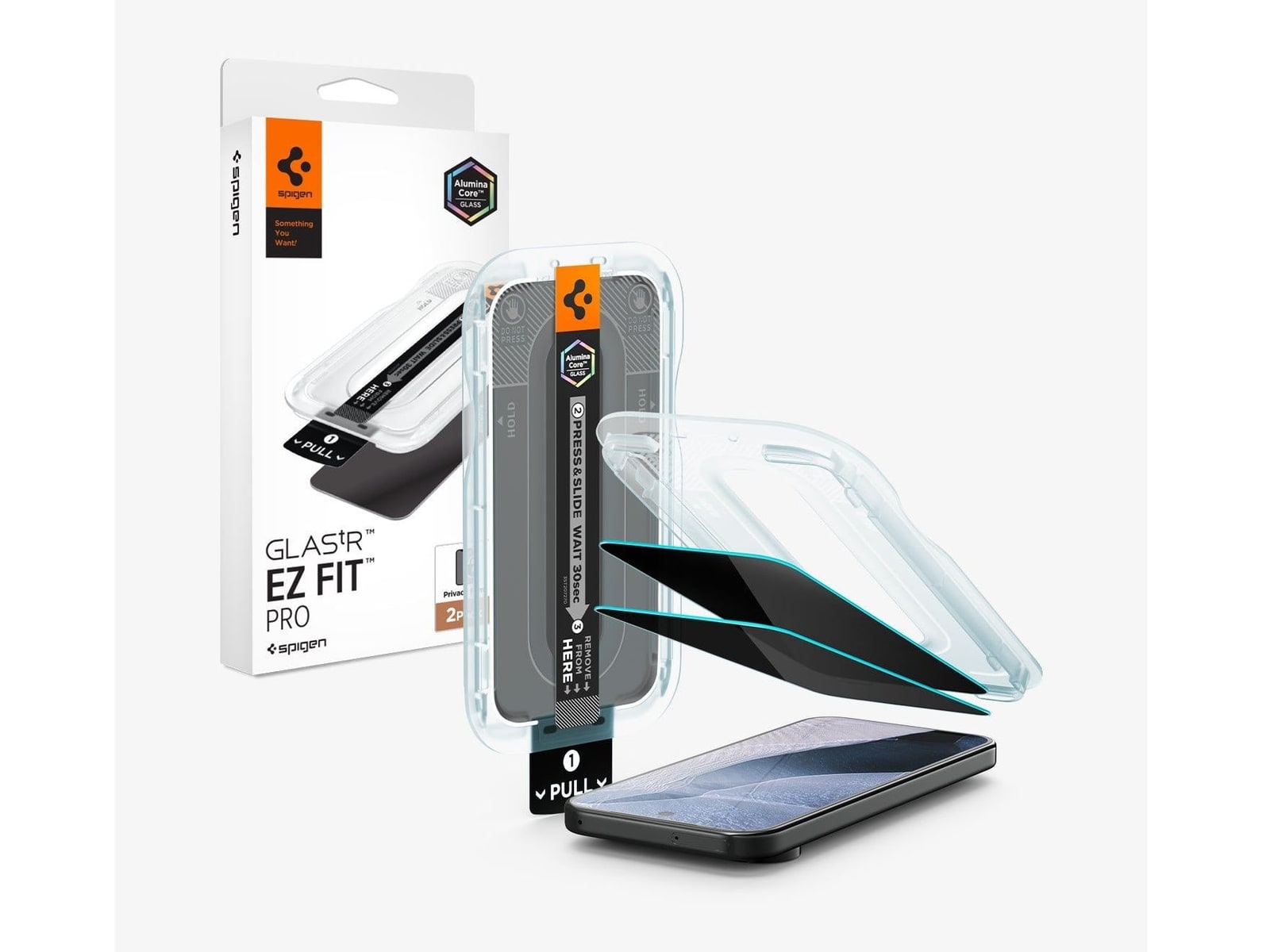 Spigen - GLAS.tR EZ Fit | Privacy - Pixel 11 - Privacy