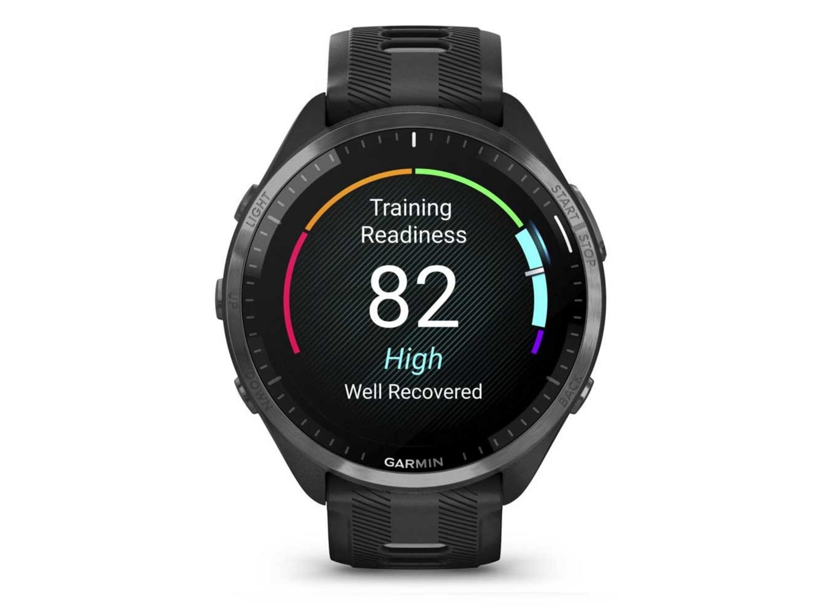 Garmin - Forerunner 965 Titanium Smart Watches - Black
