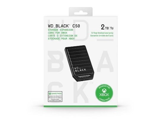 Western Digital - WD_BLACK C50 Storage Expansion Card for Xbox Series X|S 2TB Storage Drives