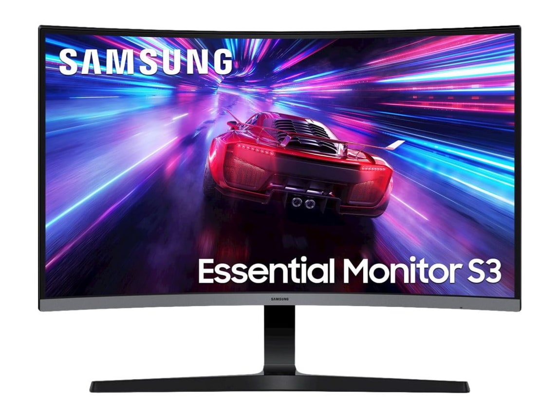 Samsung - 32" Essential Monitor S3 S32D390GA Full HD 100Hz Professional Monitors - Black
