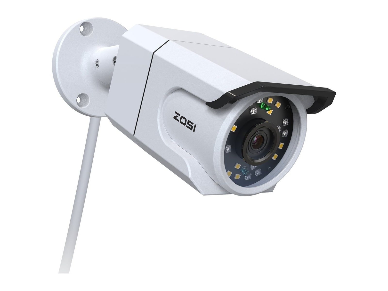 ZOSI - C105 4K Add-on PoE White Security Cameras