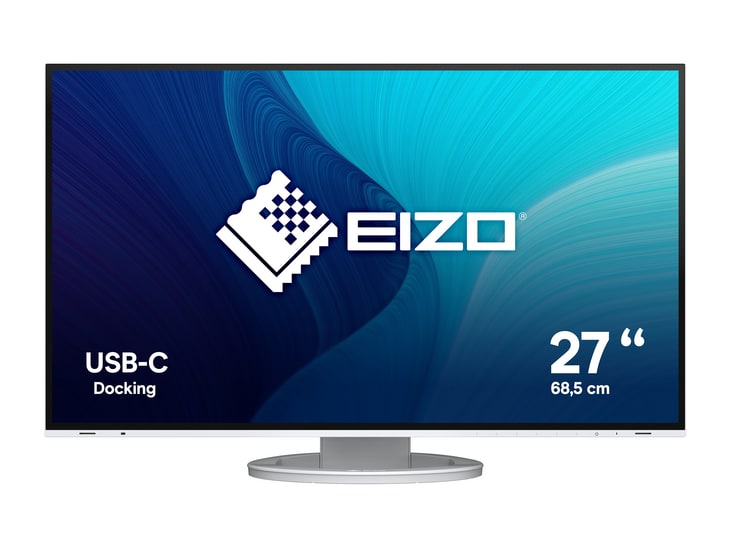 EIZO - 27" FlexScan EV2781-WT WQHD 60Hz Professional Monitors - White