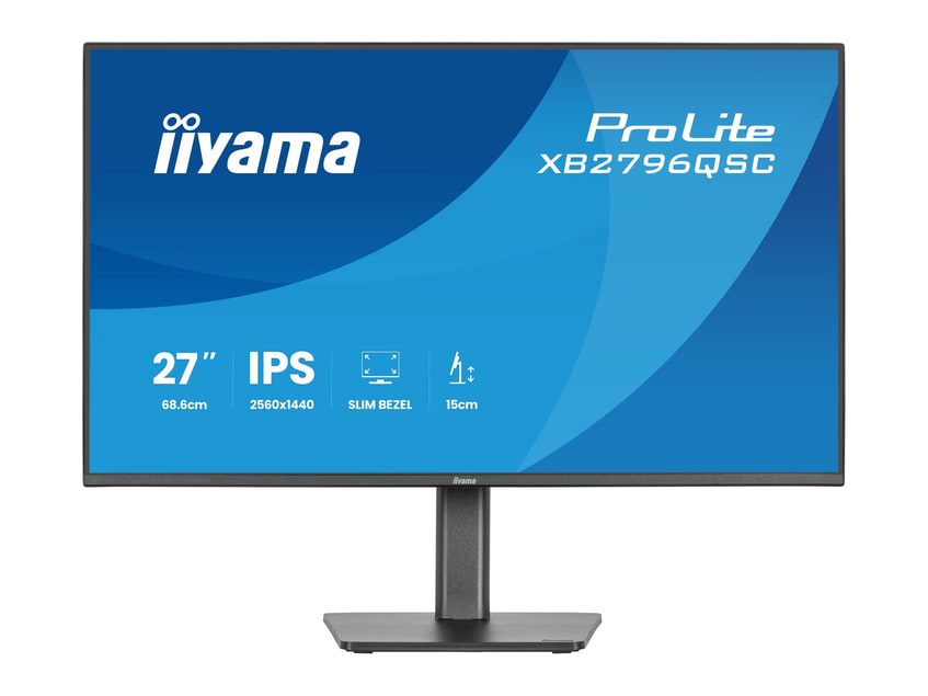 iiyama - 27" ProLite XB2796QSC-B1 QHD 75Hz Professional Monitors - Black