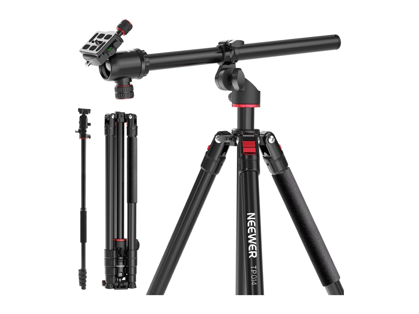 Neewer - BASICS TP014 76" Overhead Camera Tripod Monopod Camera Accessories