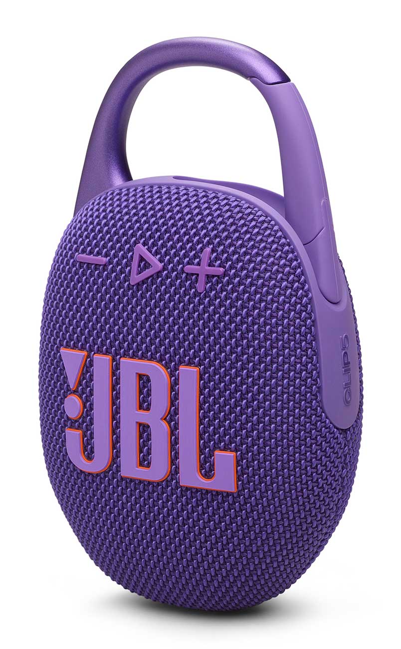 JBL - Clip 5 Bluetooth 5.3 Portable Speakers - Purple