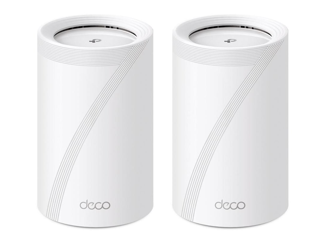 TP-Link - Deco BE65 2-Pack Tri-Band Wi-Fi 7 (802.11be) Mesh Wi-Fi Systems