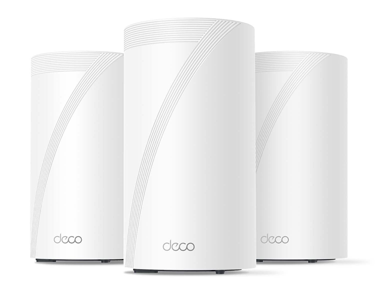 TP-Link - Deco BE16000 (3-Pack) Quad-Band Wi-Fi 7 (802.11be) Mesh Wi-Fi Systems