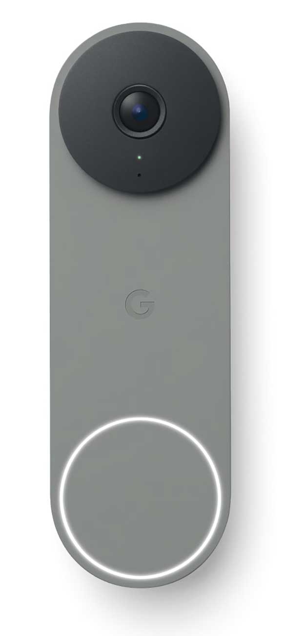 Google - Nest Video Doorbell (3rd Gen) Video Doorbells - Hazel