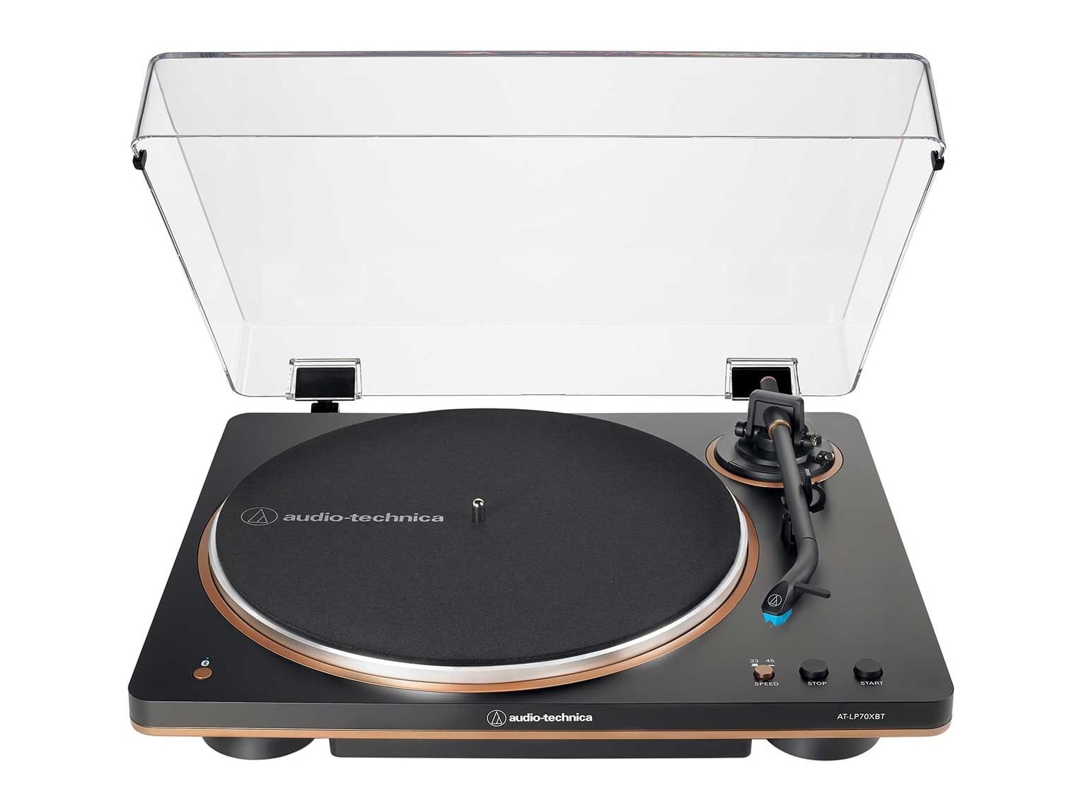Audio-Technica - AT-LP70XBT-BZ Bluetooth Turntables & CD Players - Black