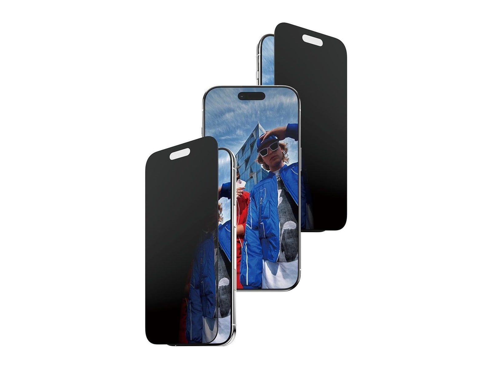 PanzerGlass - 2-Way Privacy Screen Protector iPhone Air Ultra-Wide Fit w. Fastfit in-a-box