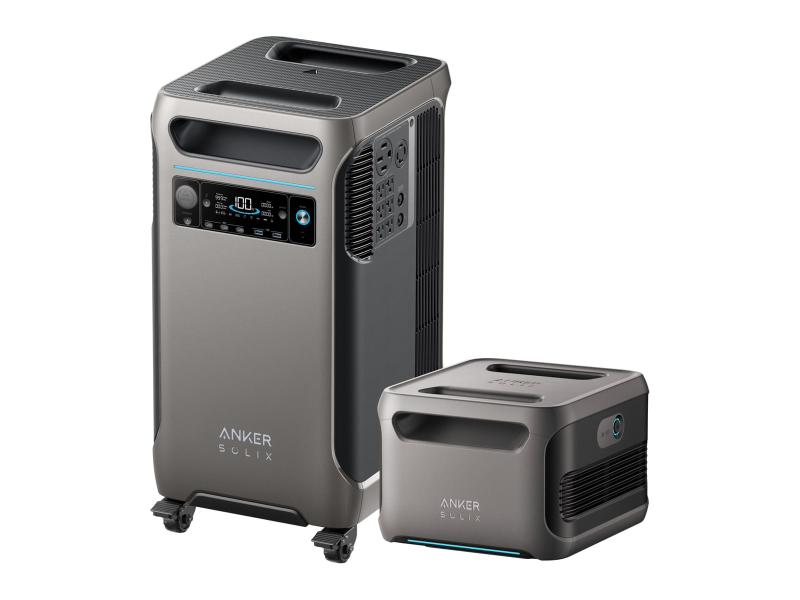 Anker - SOLIX F3800 with Expansion Battery 7680Wh Portable Power Stations