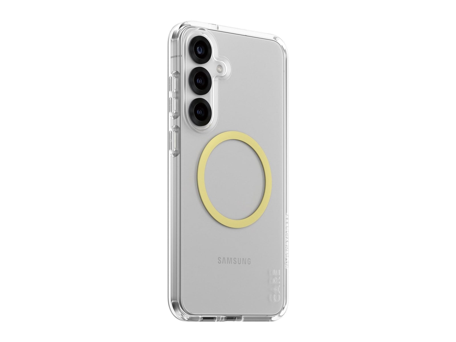 PanzerGlass - CARE Urban Combat Case Transparent w. Chardonnay Qi Compatible Samsung Galaxy S25+