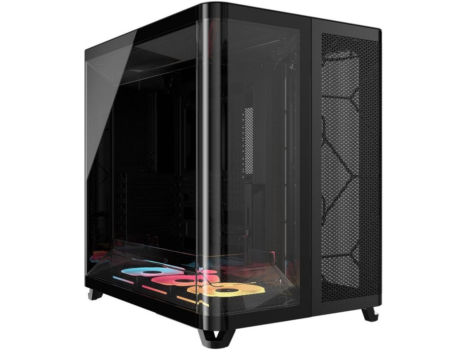 Corsair - AIR 5400 LX-R RGB iCUE LINK Black Computer Cases