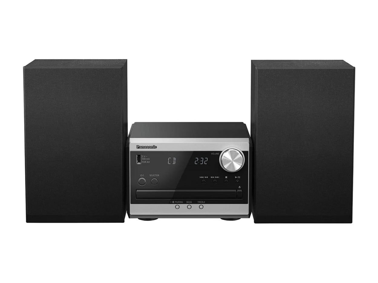 Panasonic - SC-PM270 Bluetooth 4.2, USB, FM Turntables & CD Players - Silver (EU)