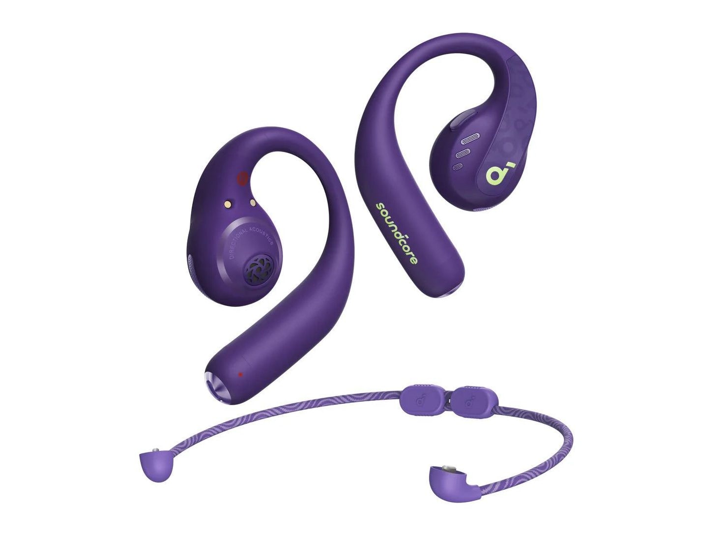 Soundcore - AeroFit Pro Bluetooth True Wireless Earbuds - Electric Purple