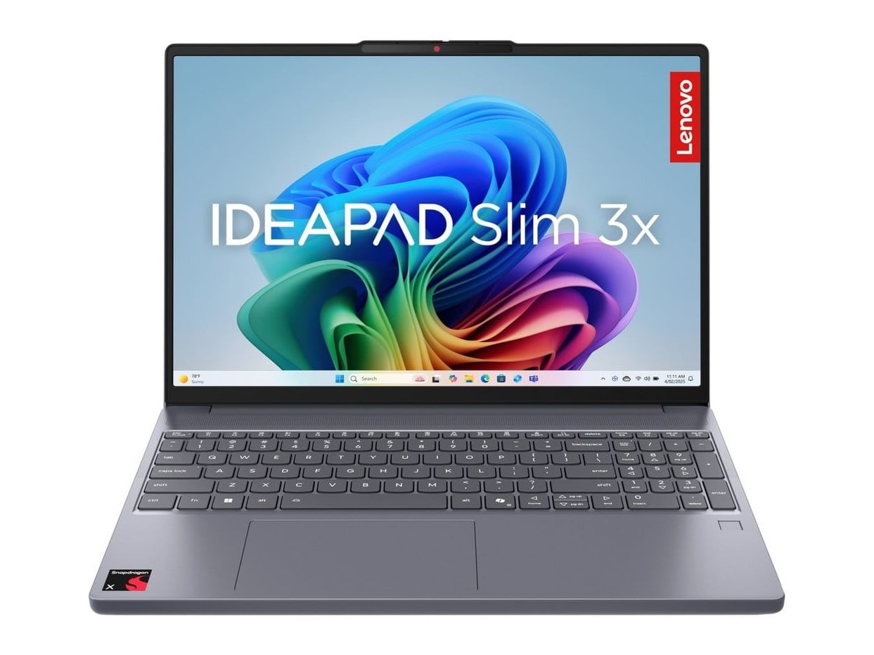 Lenovo - IdeaPad Slim 3 15Q8X10 Copilot+ PC 15.3" - Snapdragon X1-26-100 chip - 16GB Memory - 512GB SSD - Gray