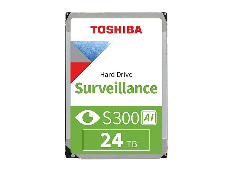 Toshiba - S300 AI 24TB Storage Drives - SATA 6.0Gb/s