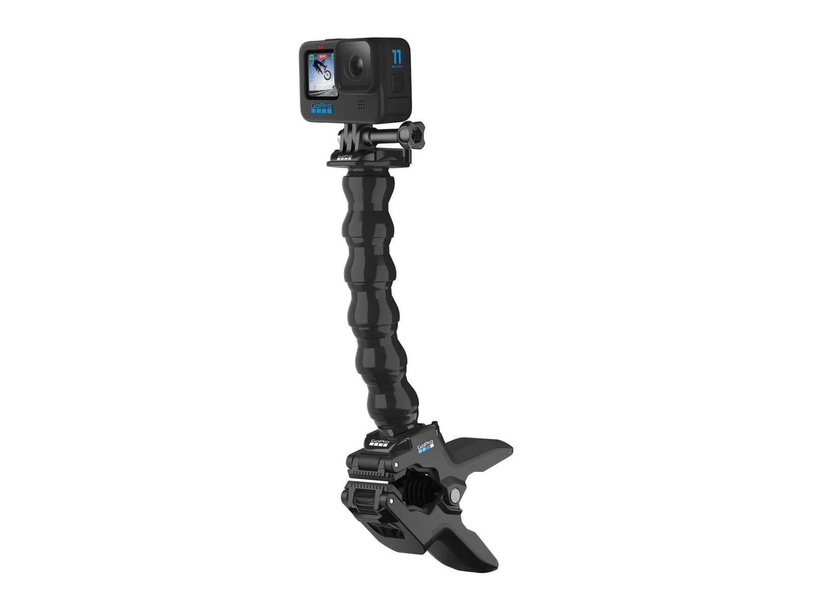 GoPro - Jaws: Flex Clamp Mount Camera Accessories - Black