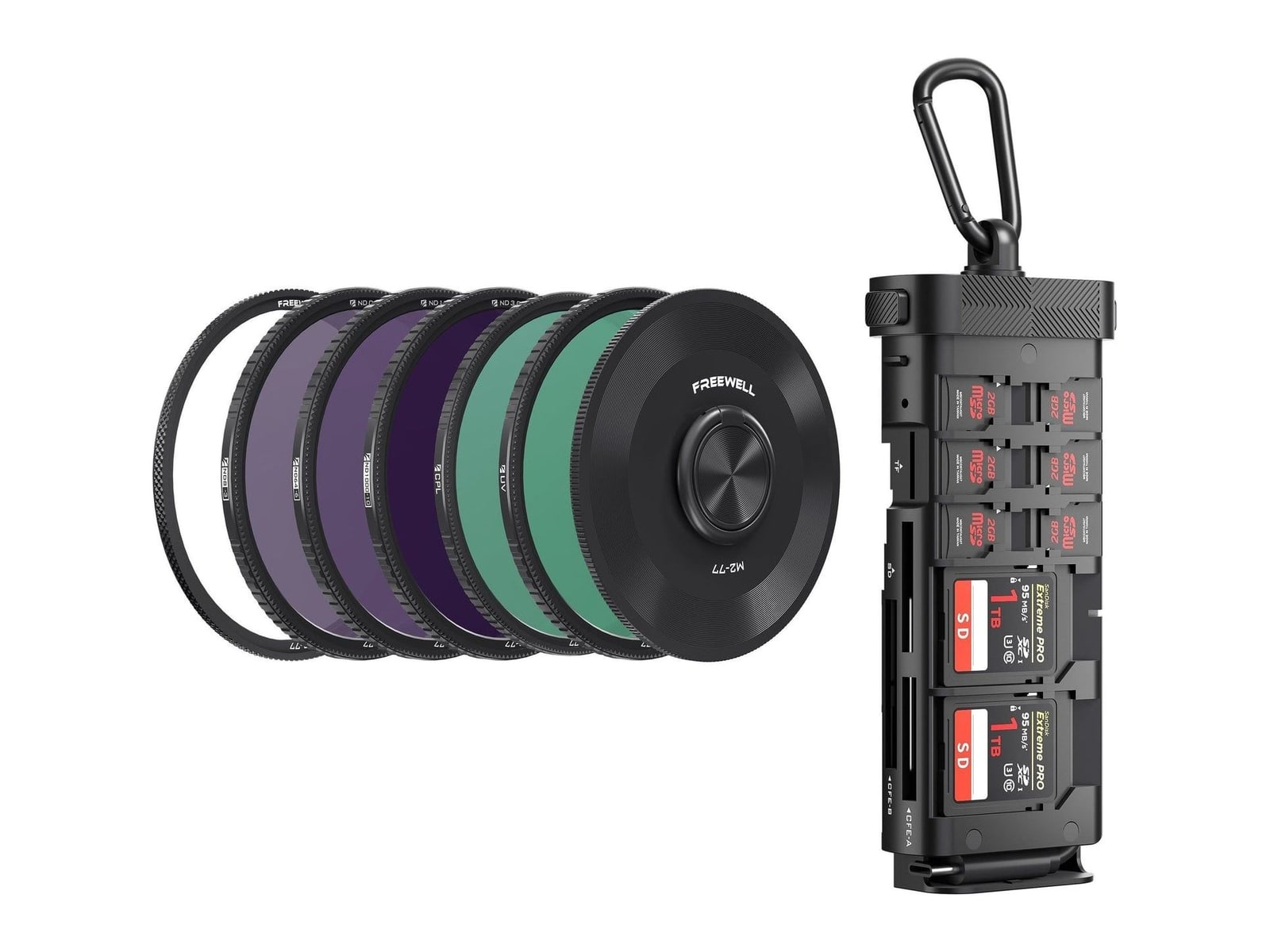 Freewell - M2 Magnetic Quick Swap 5Pack Pro Kit 77mm Camera Accessories