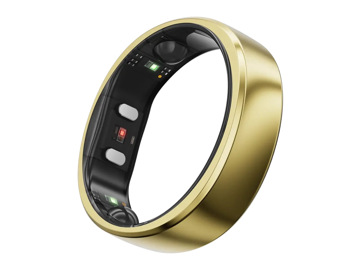 RingConn - Gen 2 Size 9 Smart Rings - Royal Gold