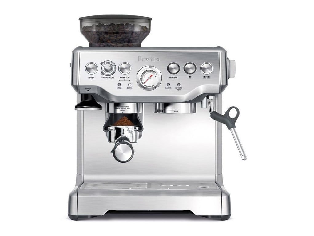 Breville - Barista Express Stainless Steel Espresso Machine Coffee Makers