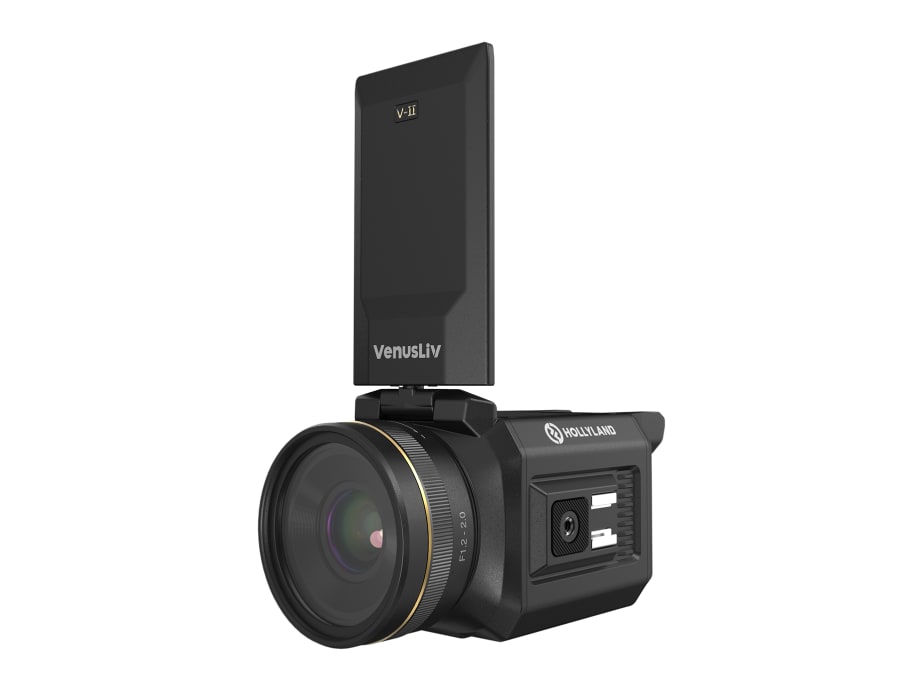Hollyland - VenusLiv V2 Wi-Fi Webcams - Black