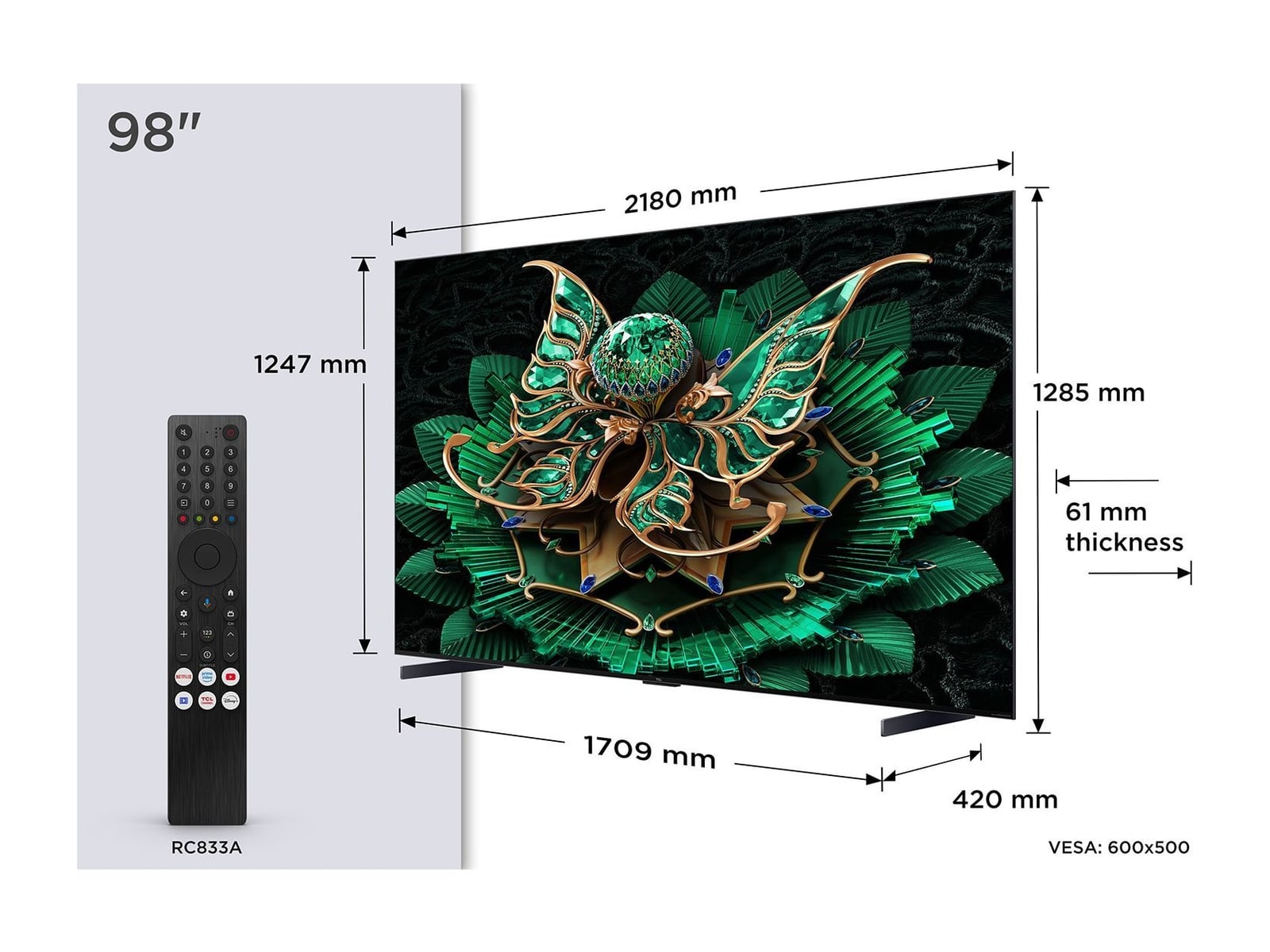 TCL - 98C7K 4K/8K TVs (EU)