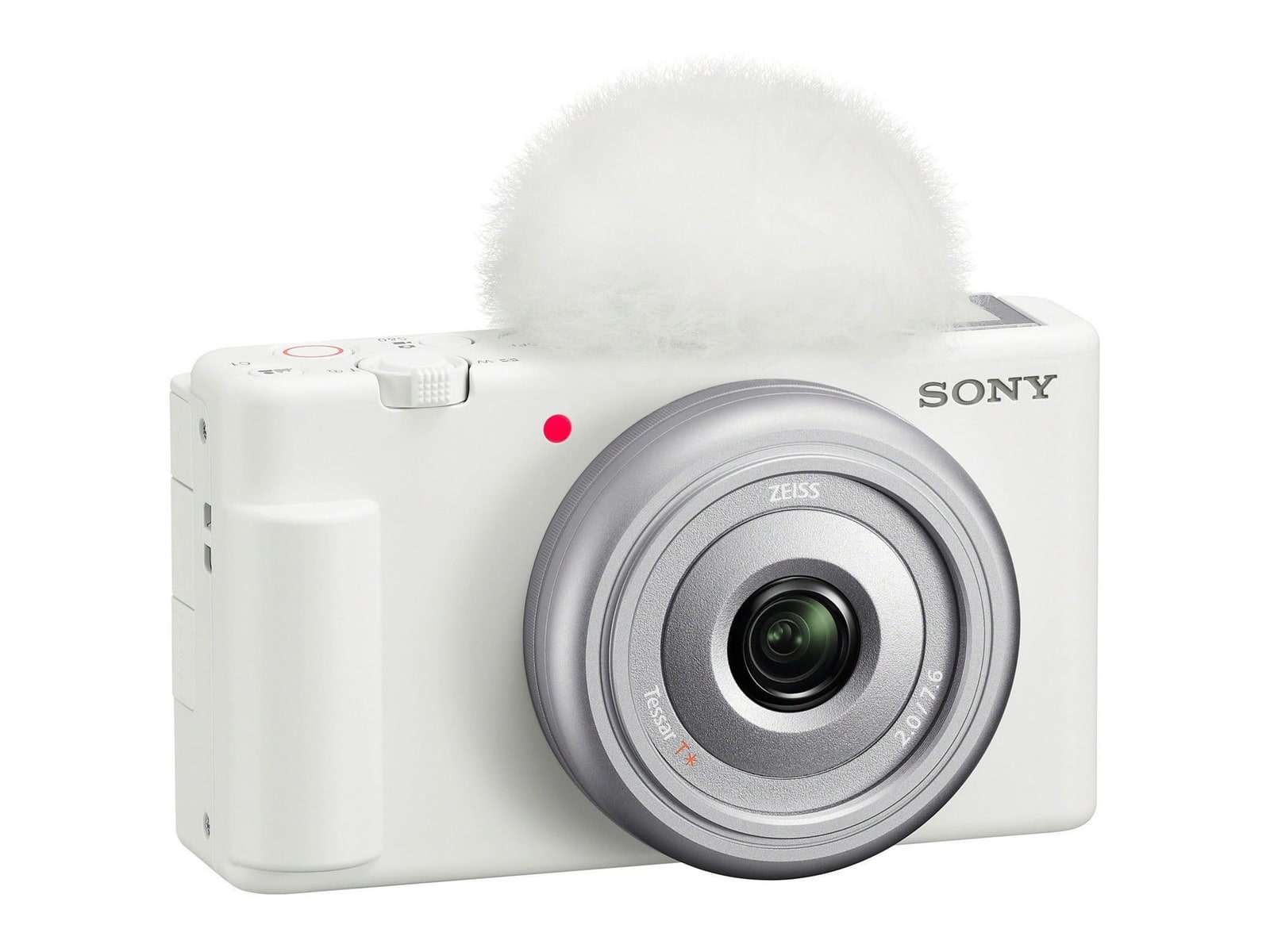 Sony - ZV1F 20.1 MP Compact & Point-and-Shoot - White