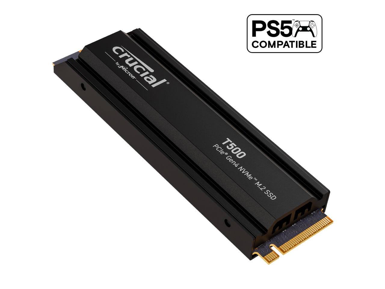 Crucial - T500 1TB M.2 SSDs - PCIe 4.0 NVMe with Heatsink