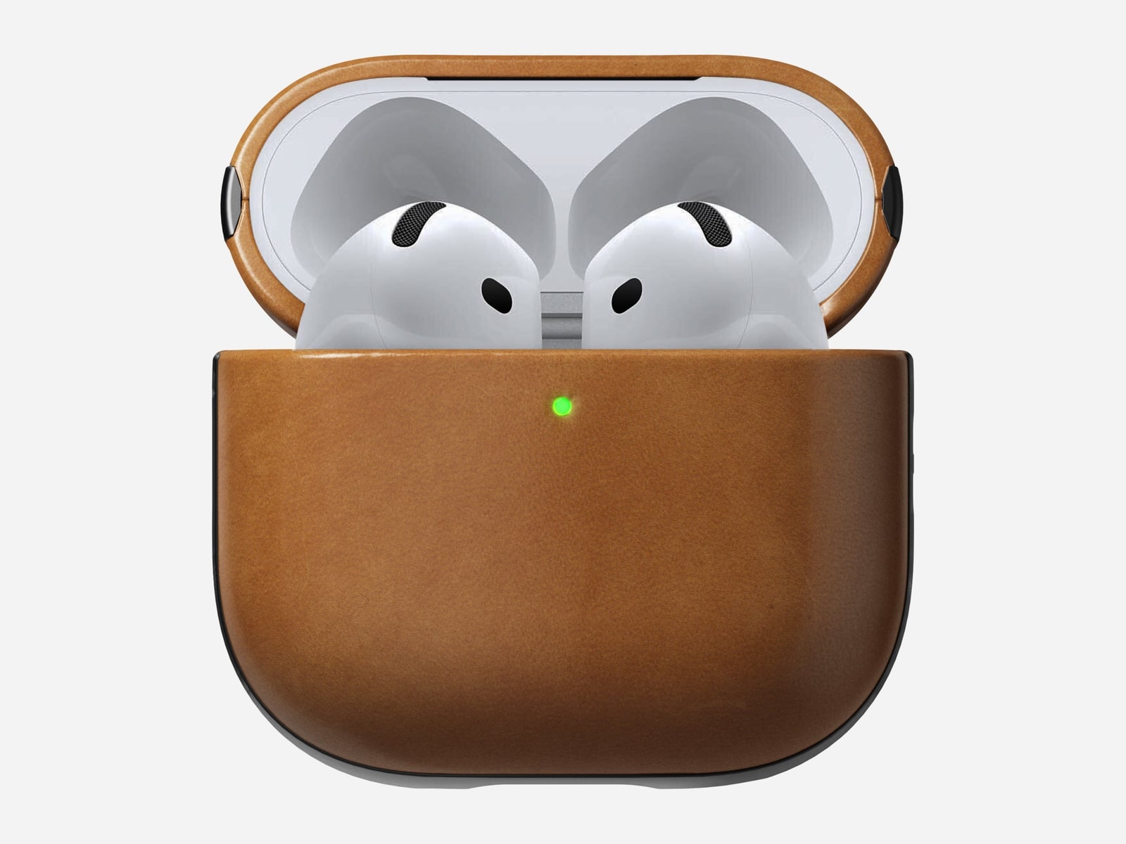 Nomad - Modern Leather Case - AirPods 4 - English Tan