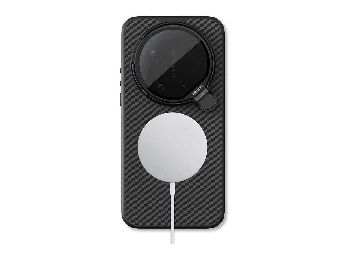 Nillkin - MagSafe Compatible Kevlar Case with Tinted Clear Camera Cover - Xiaomi 17 Ultra - Tinted Clear