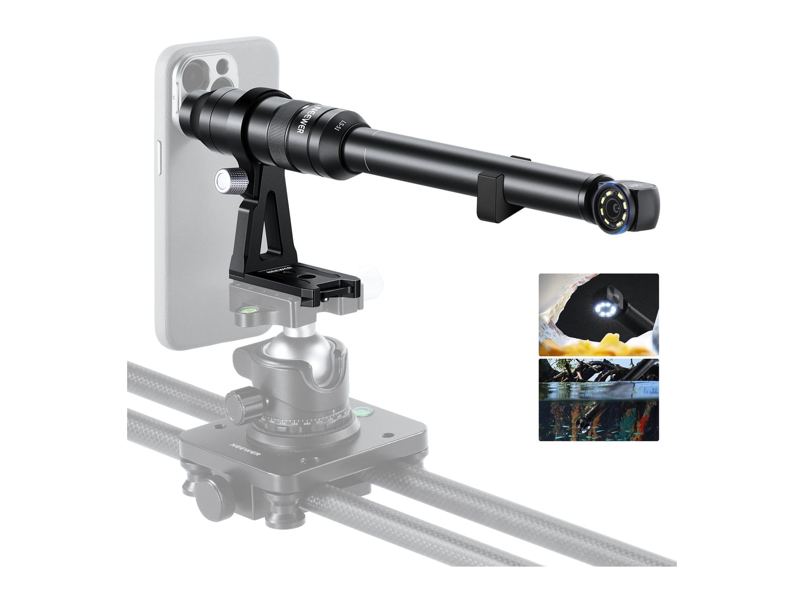 Neewer - LS-51 18mm 2x Macro Probe Lens with 17mm Thread Camera Accessories