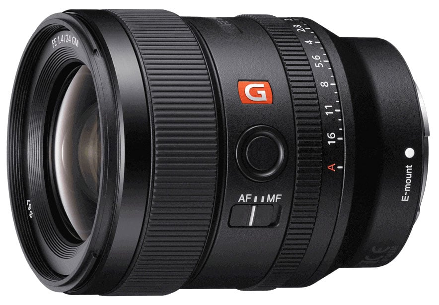 Sony - FE 24mm F1.4 GM Camera Lenses - Black