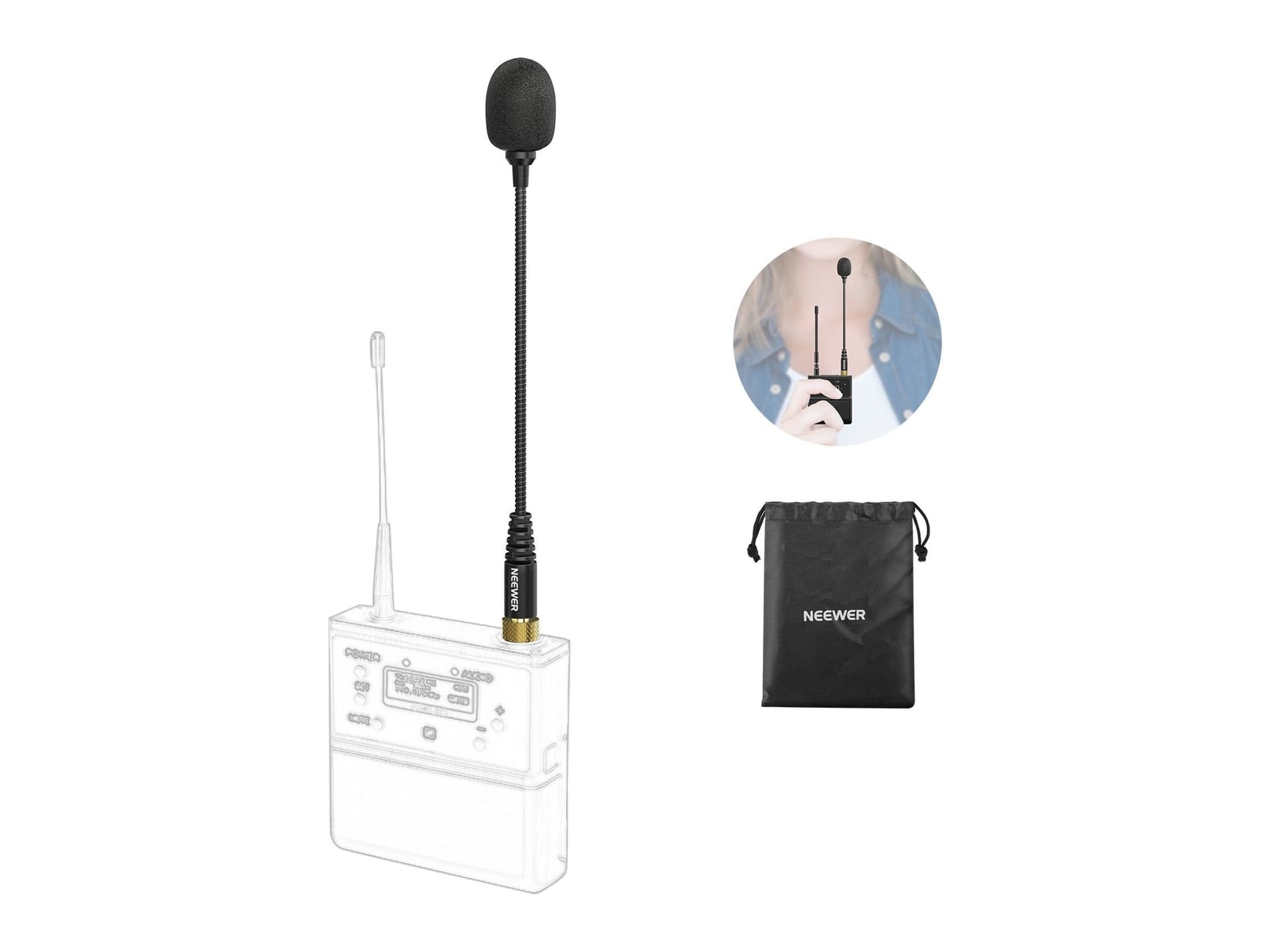 Neewer - CM7 3.5mm TRS Omnidirectional Condenser Microphone Microphones