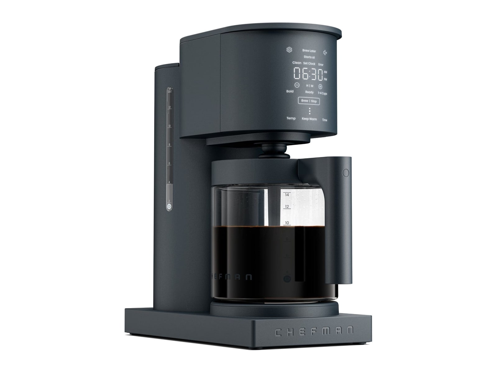Chefman - Caffeinator 14-Cup Programmable Coffee Maker Midnight Coffee Makers