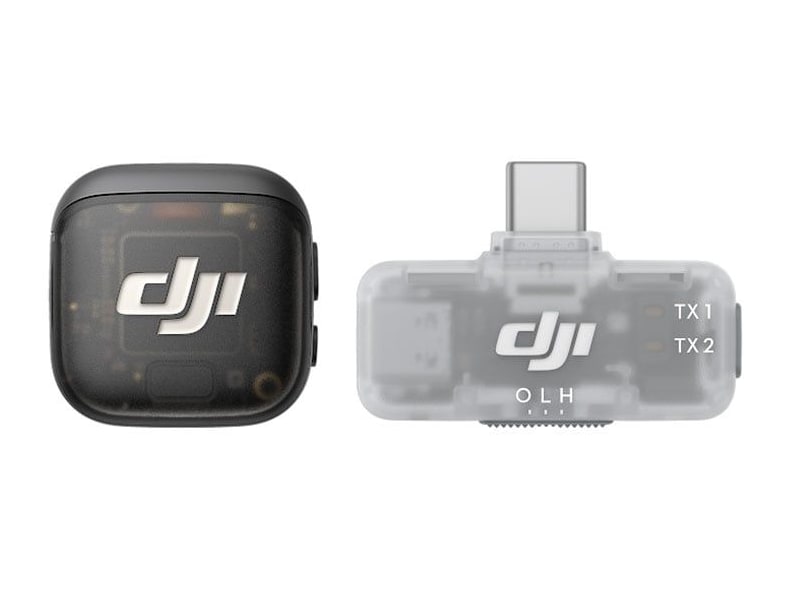 DJI - Mic 3 Mobile 1-Mic System (1 TX + 1 Mobile RX) Microphones - Black