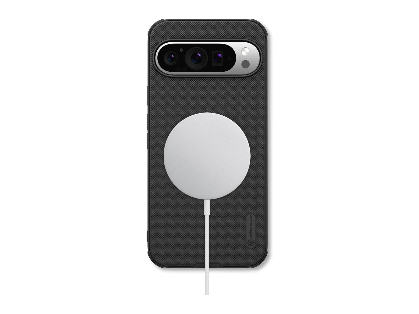 Nillkin - MagSafe Compatible Super Frosted Shield Pro Case - Google Pixel 9 Pro - Matte Black